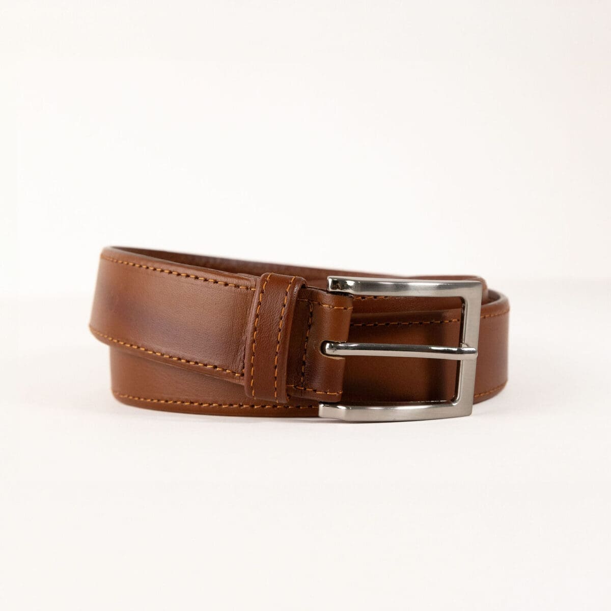 Handmade Leather Belt - Stitched
